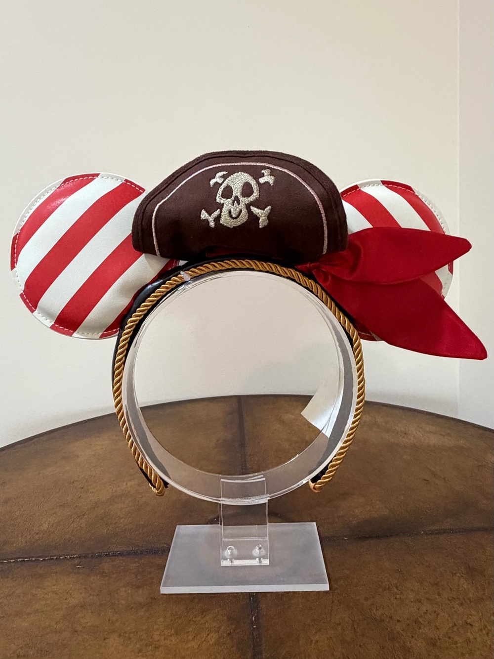 NEW DISNEY PIRATES OF THE CARIBBEAN MICKEY MINNIE EARS HEADBAND